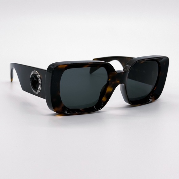 NEW VERSACE VE4473U 108/87 WOMEN HAVANA SQUARE SUNGLASSES VERSACE MOD 4473U - Picture 1 of 9